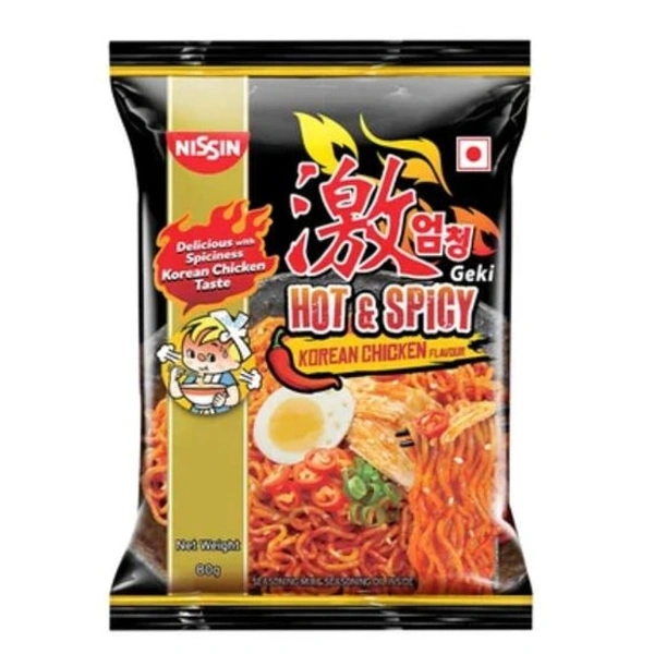 Geki Hot & Spicy Korean Chicken Noodles 80g