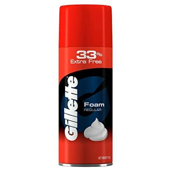 Gillette Foam Regular 418g - 196gm