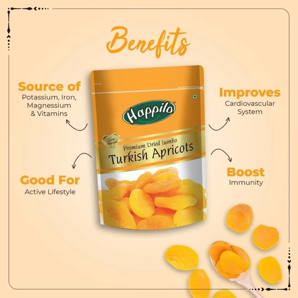 Happilo Turkish Apricot 200gm