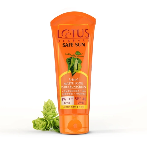 Lotus SPF 40 3in1 Matte Look Sunscreen 50g