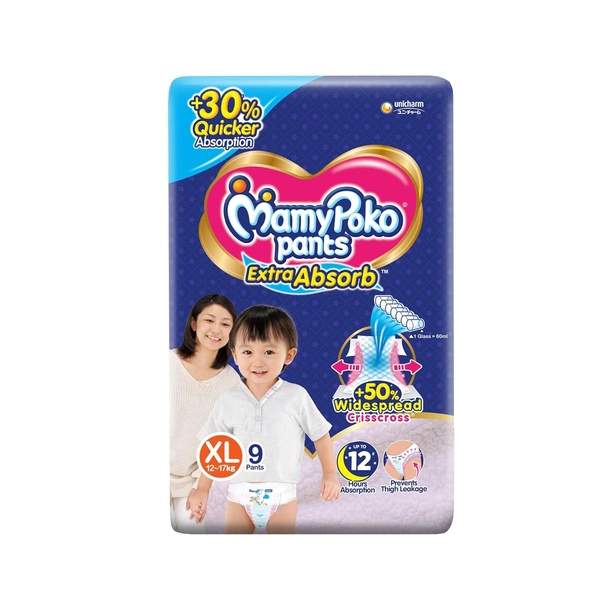 Mamy Poko XL - 9 diapers