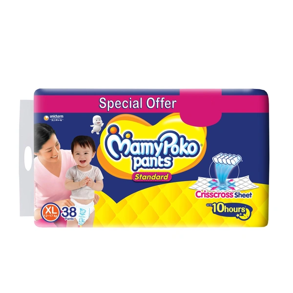 Mamy Poko XL Extra Large (Standard) - 38 Diapers