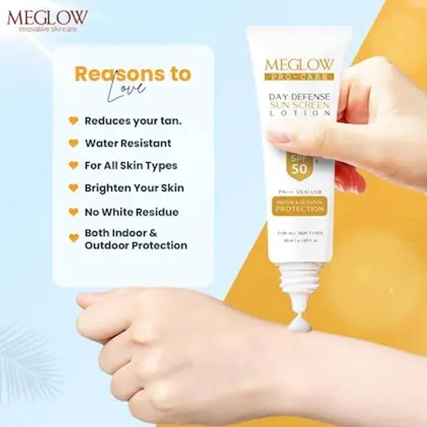Leeford Meglow Pro - Care Sun Cream 50 SPF - 50ml