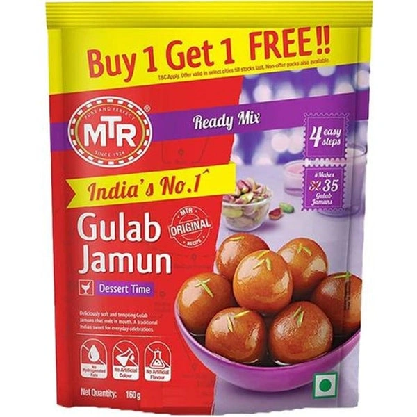 MTR Gulab Jamun Mix 175gm (Buy 1, Get 1 Free)
