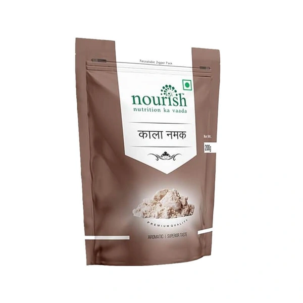 Nourish Black Salt 200gm - 200gm