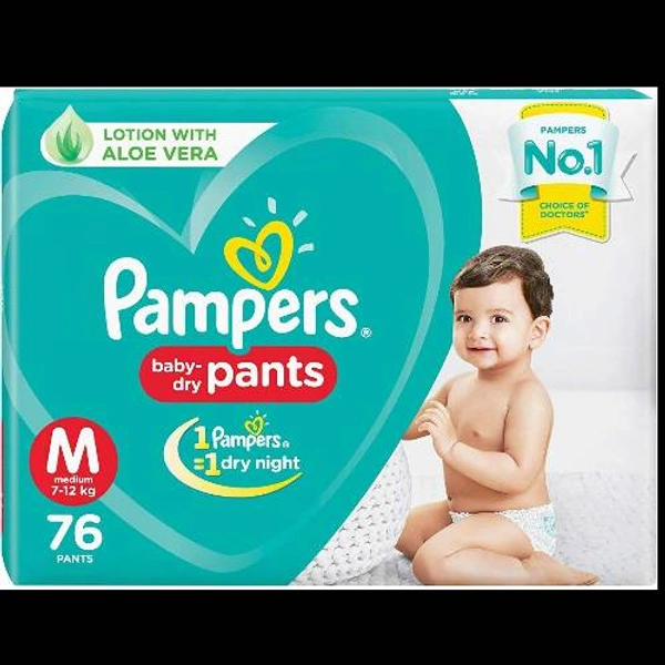 Pampers Medium M - 44 Diapers