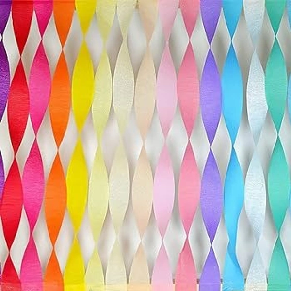 Party Crepe Paper (12 Rolls Pack)