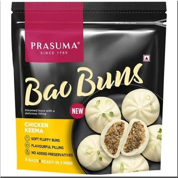 Prasuma Chicken Keema Bao Buns 6pc