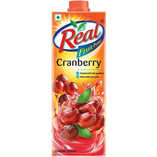 Real Cranberry Juice 1L