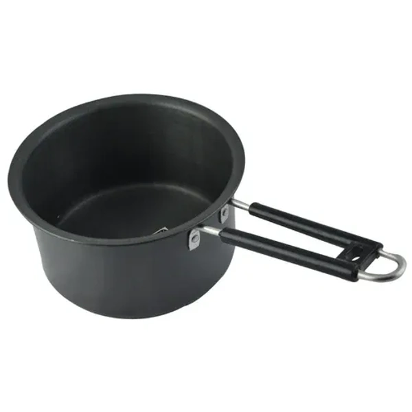 Steel Sauce Pan 21cm Diameter Black Coated With Induction Base