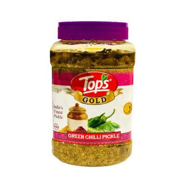 Tops Green Chilli Pickle - 850gm