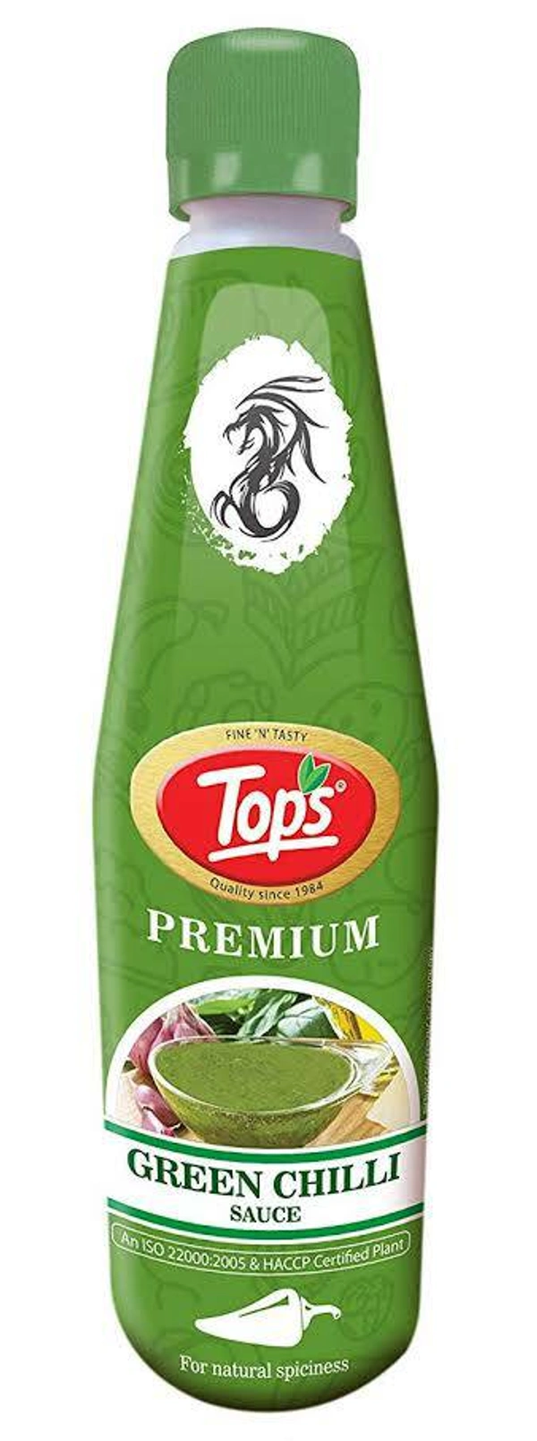 Tops Green Chilli Sauce 650g