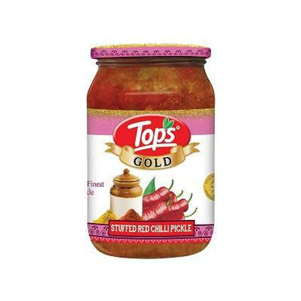 Tops Stuffed Red Chilli Pickle 900gm