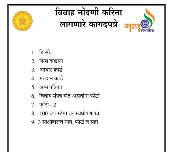 Sarkar Marriage Certificate 