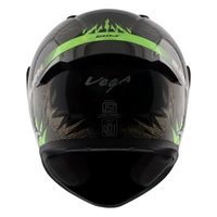 Vega Bolt Bunny Dull Black Green Helmet - M