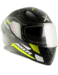 Axor Apex Turbine Black Neon Grey Helmet (Glossy) - M