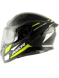 Axor Apex Turbine Black Neon Grey Helmet (Glossy) - M