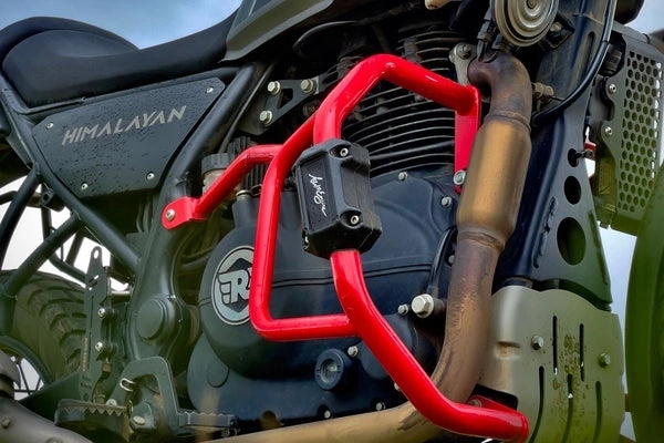 Autoengina Auto Engina Crash Guard for Royal Enfield Himalayan - Red