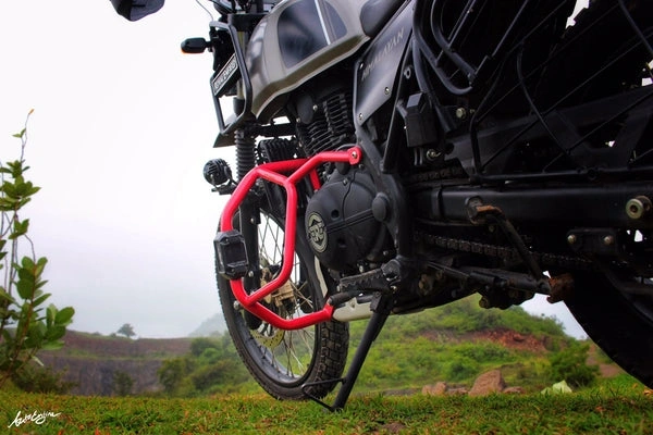 Autoengina Auto Engina Crash Guard for Royal Enfield Himalayan - Red