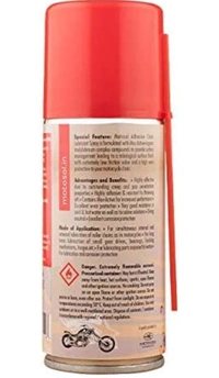 Motosol Adhesive Chain Lubricant Spray for All Bikes - 150 ml