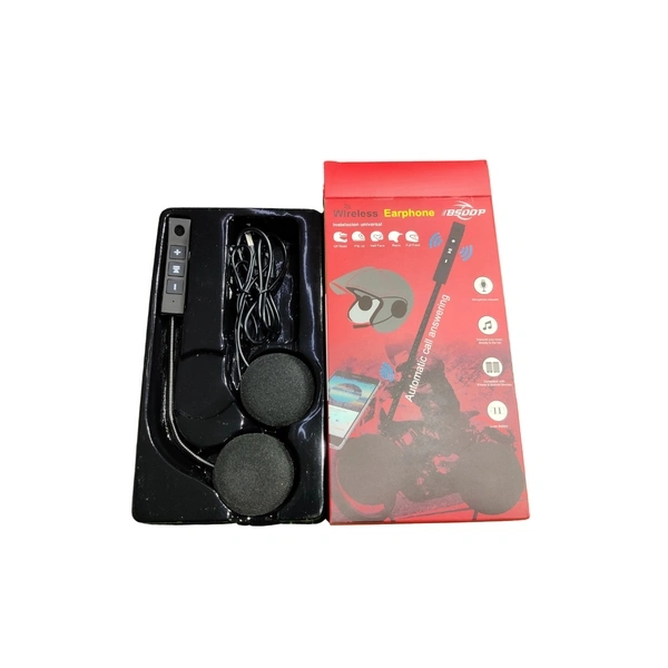 BSDDP Bluetooth for Helmet Over The Ear Headset with Mic (Black)