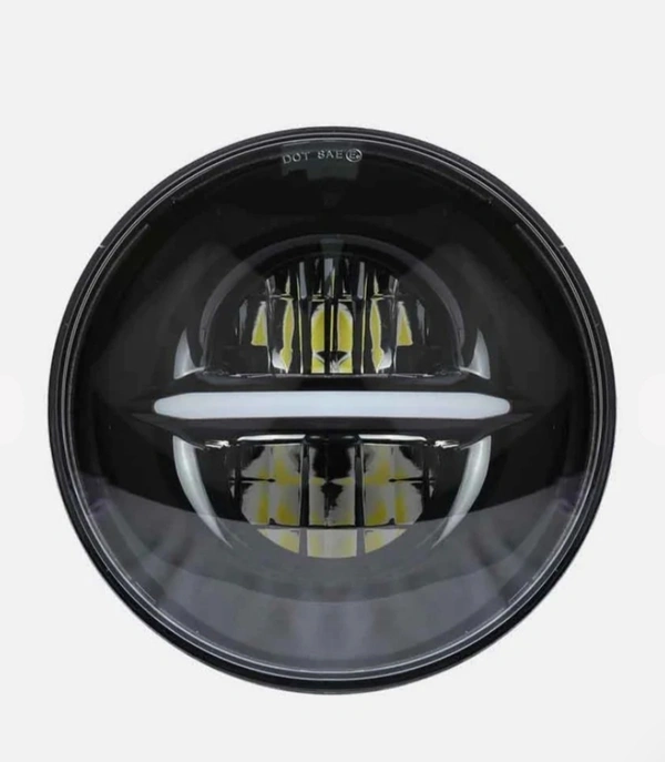 7 Inch MINUS LED Headlight With Centre Park Light