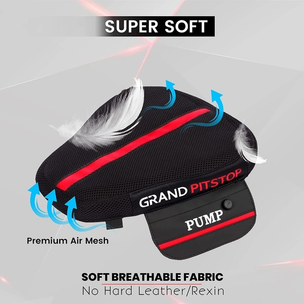 Grand Pitstop Air Comfy Seat Premium with Pump - Black