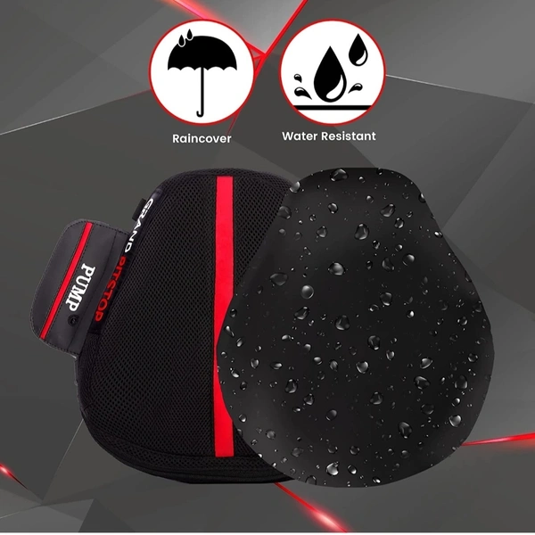 Grand Pitstop Air Comfy Seat Premium with Pump - Black