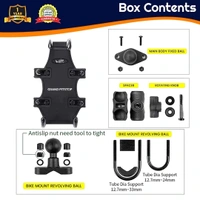 Grand Pitstop 4-Sided Grip Mobile Holder Mount - Black