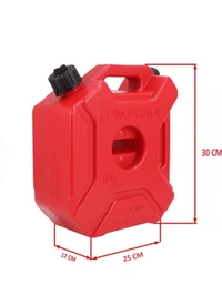 Generic Universal 5 Liters Jerry Can (with Lock Bracket) For Motorcycle, Car, SUV etc (Red)