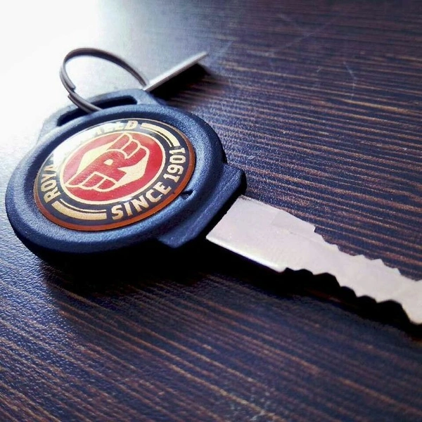 Key Sticker for Royal Enfield UCE Model Keys Classic 350 Standard Electra (Pack of 2)