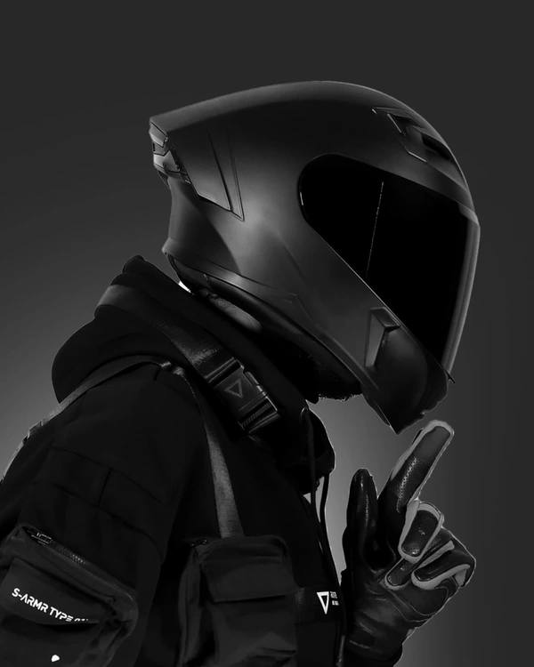 Steelbird SBA-11 ISS Tornado Matt Signature BLACK - L