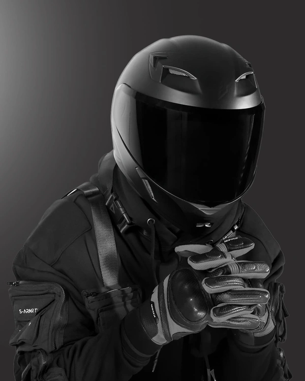 Steelbird SBA-11 ISS Tornado Matt Signature BLACK - L