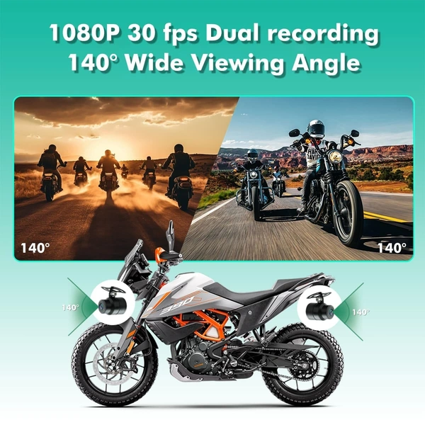 Simtac Motorcycle Navigation DVR & Display Screen – M6DT