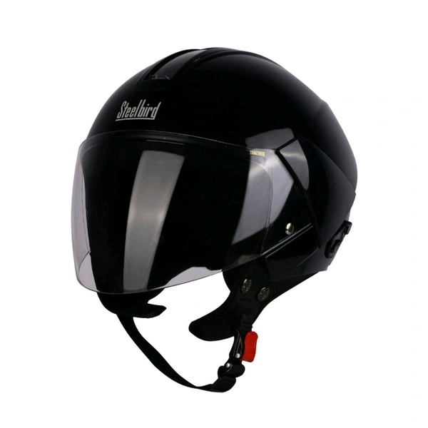 Steelbird SBH-5 Triple Nine Glossy Black - M