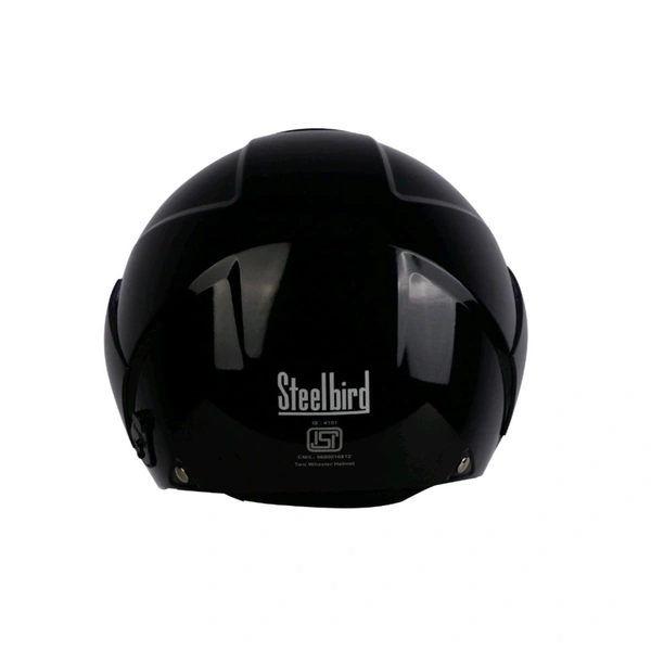 Steelbird SBH-5 Triple Nine Glossy Black - M