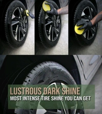 Autospa AUTO SPA Tyre Dresser Spray Polish 500mL | Easy to use | Zero dust Attraction | Renew Faded tyre | Non-Greasy | Gives Long Lasting Wet Black Shine, with Sponge Applicator Pad