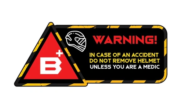 Motofy Sticker (Blood Group B+)