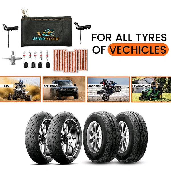 Grand Pitstop Puncture Repair Kit with 15 Strips