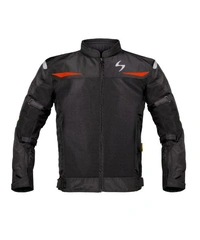 Scala Blaze Riding Jacket - Black Red - XL