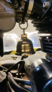 Antique Brass Holy Guardian Bell for Motorcycle & Cars