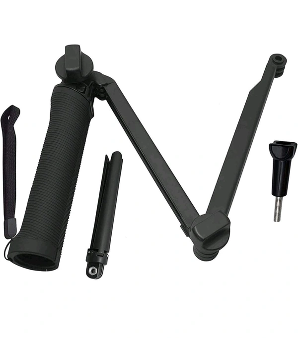Action Pro 3 Way Monopod Tripod Mount Extension Arm For Action Cameras 