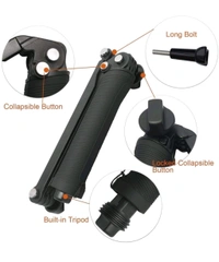 Action Pro 3 Way Monopod Tripod Mount Extension Arm For Action Cameras 
