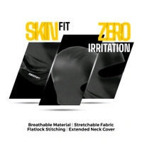 66BHP Balaclava - Motorcycle Face Mask for Men & Women (Black)