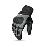 Ignyte Gloves-103-JS Gauntlet Full Leather (Grey) - XL