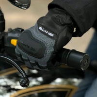 Ignyte Gloves-103-JS Gauntlet Full Leather (Grey) - XL