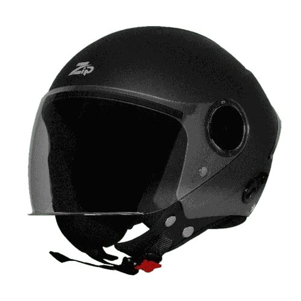 Steelbird SBH-64 ZIP RF Matt Black - M