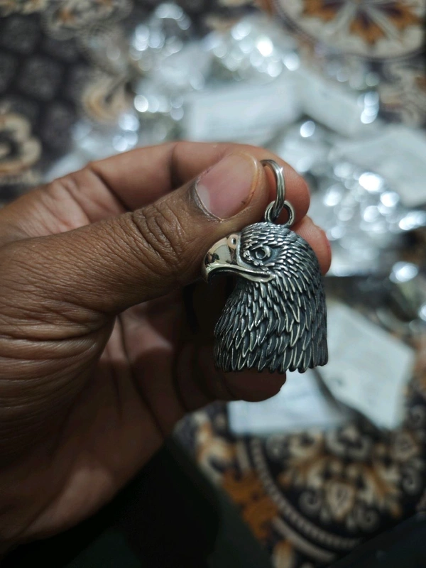 3D Eagle Head Biker Bell Motorcycle Lucky Bell Biker Gift Guardian Falcon (LIMTED EDITION) 
