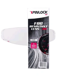 Pinlock 30 Clear Anti-Fog Motorcycle Helmet Visor Lens, for Axor & SMK Helmets only | Fit for Pin Lock 30 Ready Visors