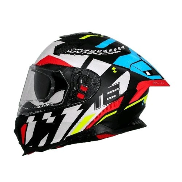 Ignyte IGN-16 ISS DOT Steady Glossy Black With White Blue - L